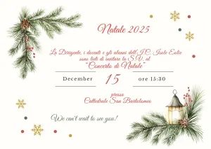 INVITO CONCERTO DI NATALE